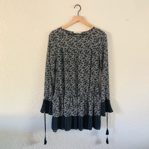 Tularosa Revolve Black Drop Waist Mini Dress - Picture 1 of 16